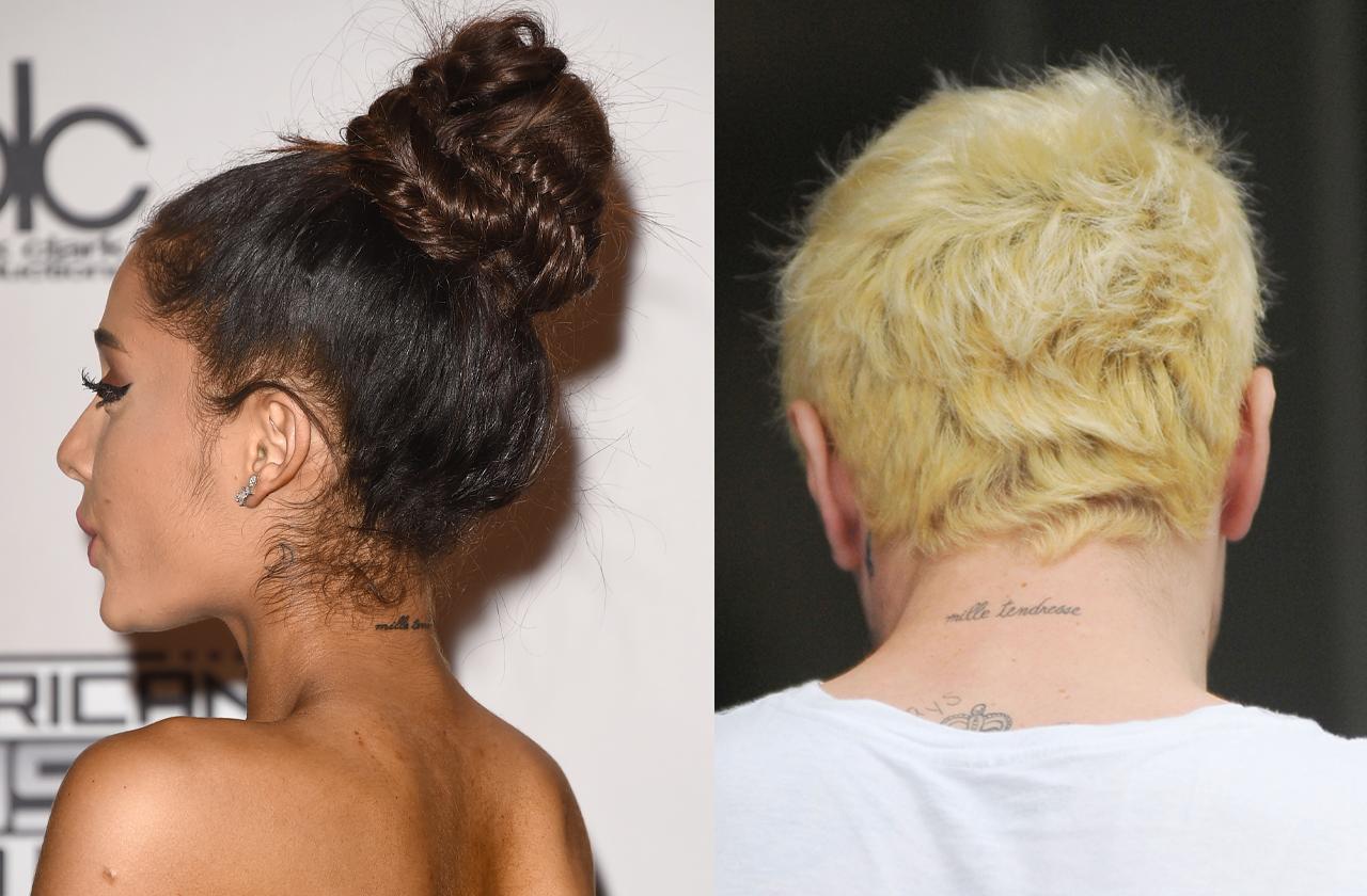 Ariana Grande Has Like A Lot Of Tattoos