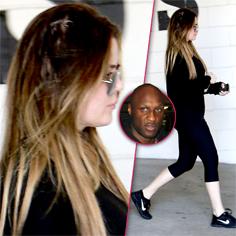 //khloe kardashian losing hair over divorce lamar odom sq