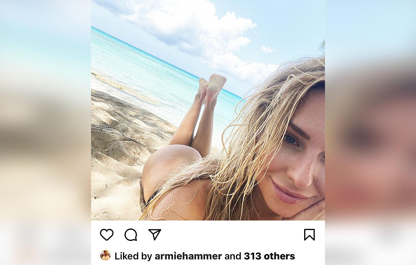 armie hammer new girlfriend lisa perejma instagram photos r