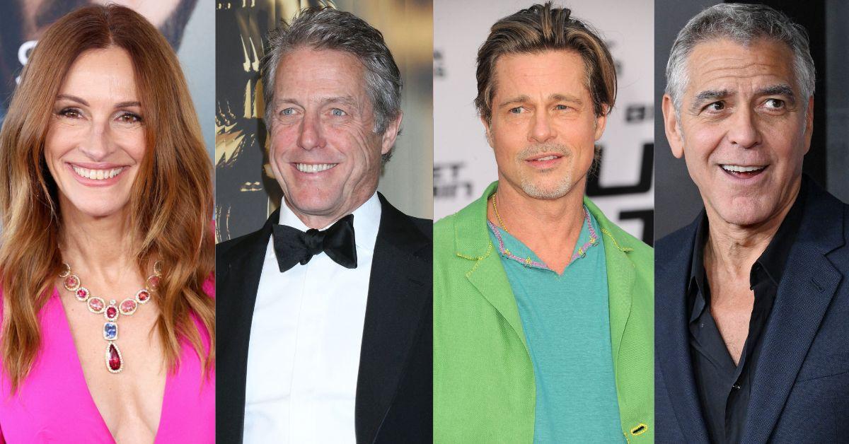 Hugh Grant, Brad Pitt, and George Clooney are among the leading men Roberts has worked with outside of her films with Gere.
