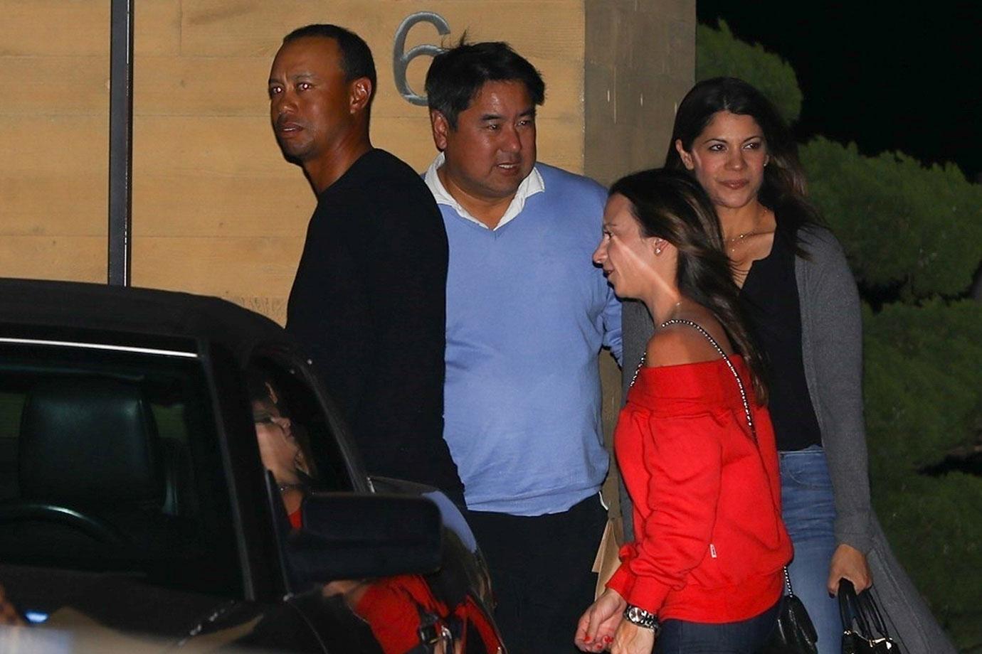 Tiger Woods Girlfriend Erica Herman dinner photos