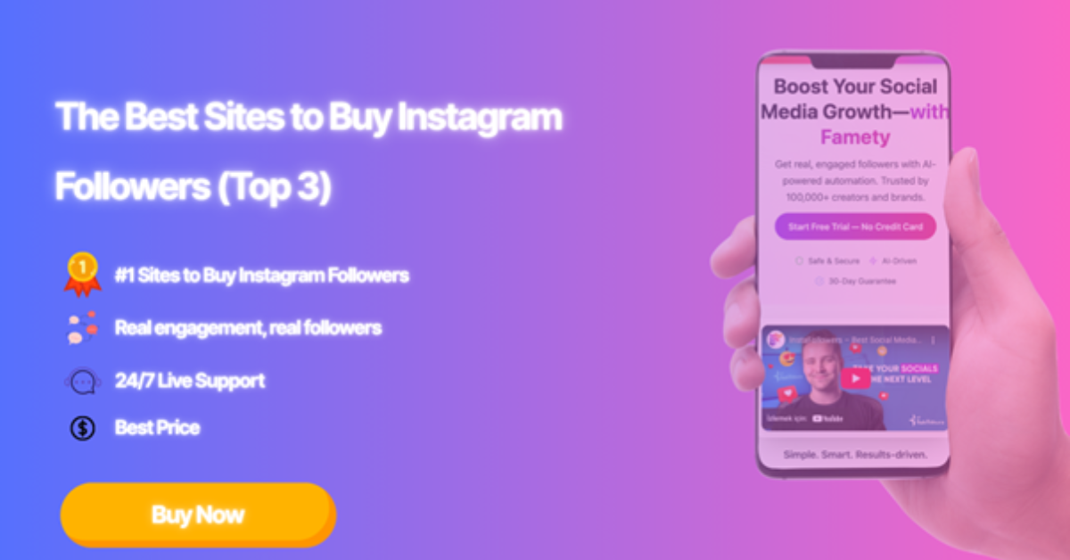 The Best Sites to Buy Instagram Followers (Top 3)