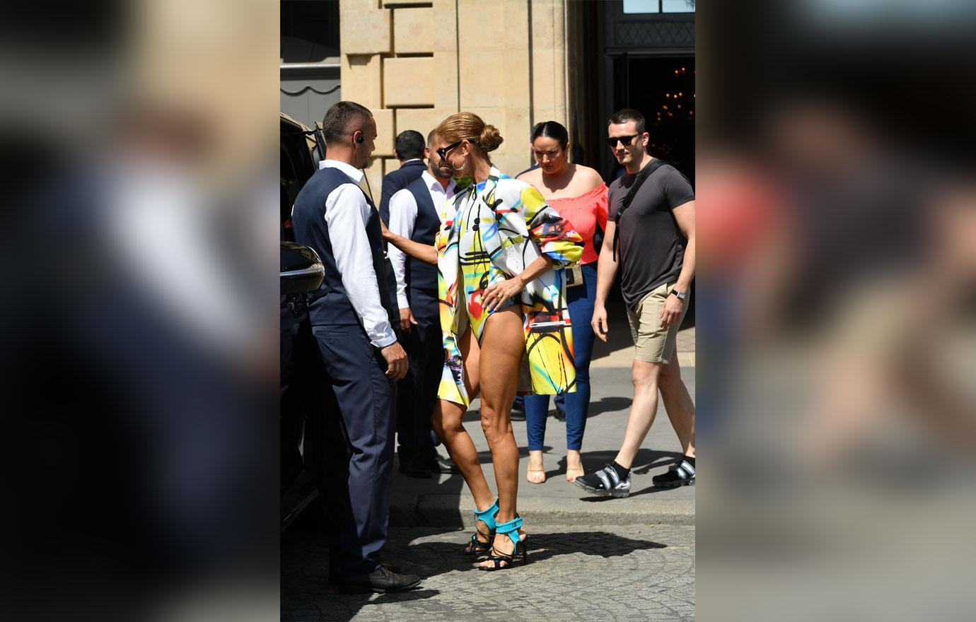 Celine Dion Shows Scary Skinny Body In Paris