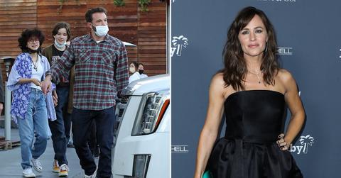 ben affleck annoyed shopping kids photos jen garner drinking problem alcohol pp