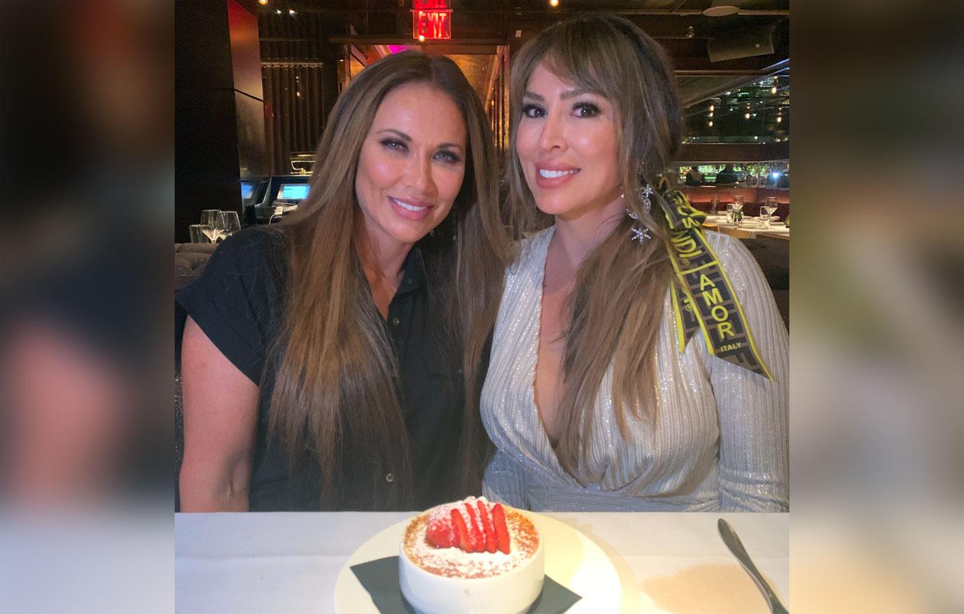 Real Housewives of Dallas star LeAnne Locken and Real Housewives of Orange County star Kelly Dodd dining together