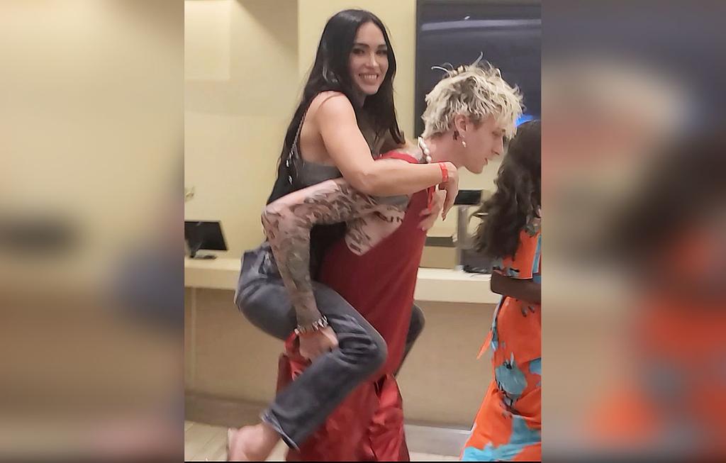 Megan Fox Rides On The Back Of Machine Gun Kelly's Hog, Weeks After Run