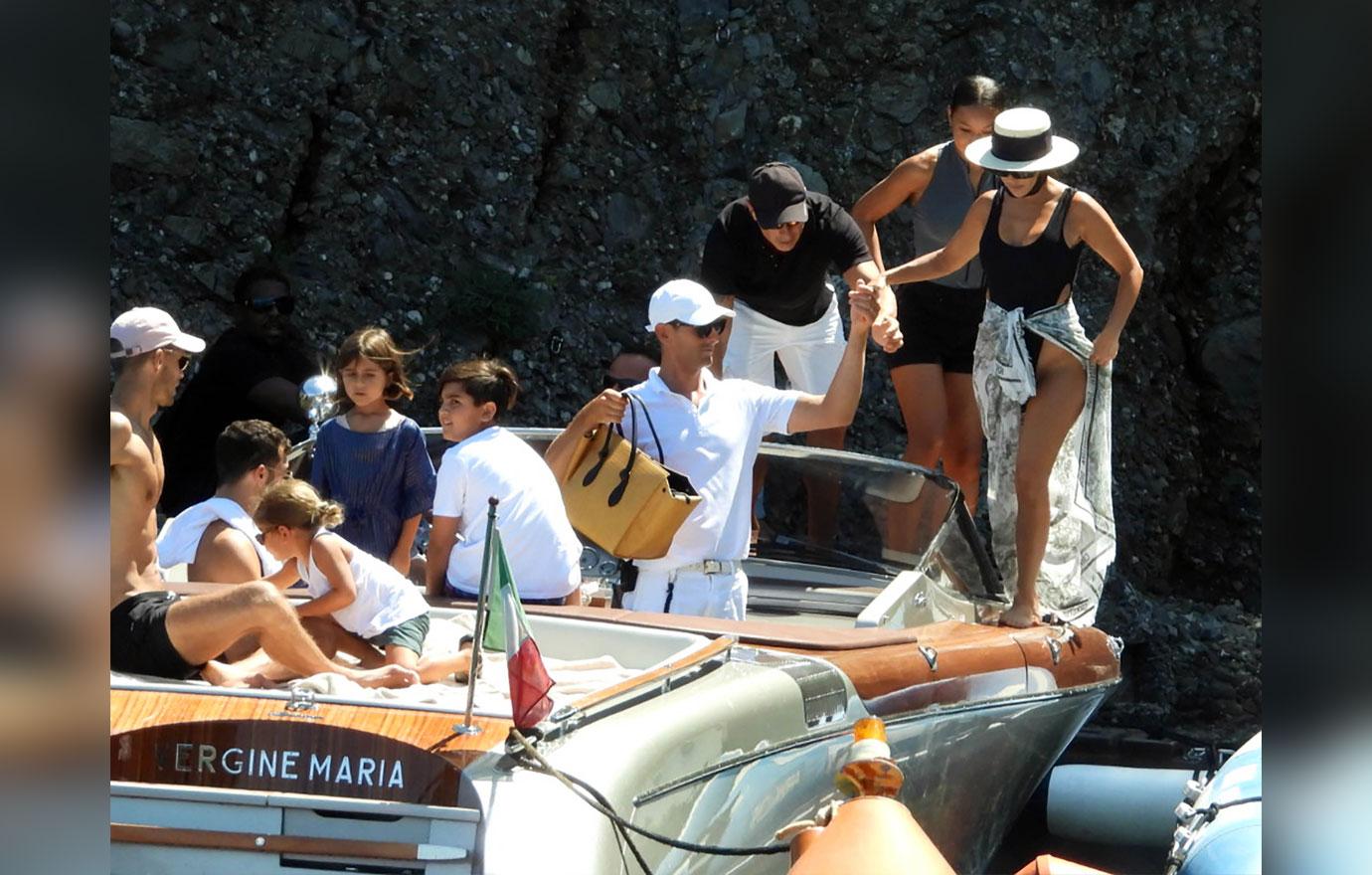 Kourtney Takes Boat Trip With Kids Amid Poosh Drama