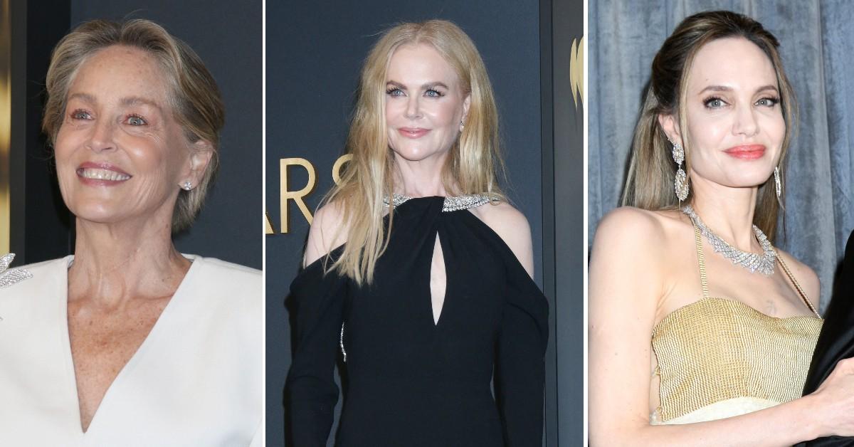 Composite photo of Sharon Stone, Nicole Kidman, Angelina Jolie