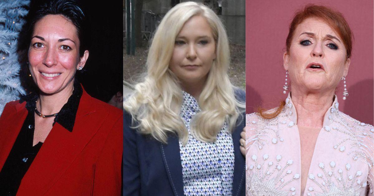 The dossier on Virginia Giuffre 'included allegations involving Ghislaine Maxwell and Sarah Ferguson.'