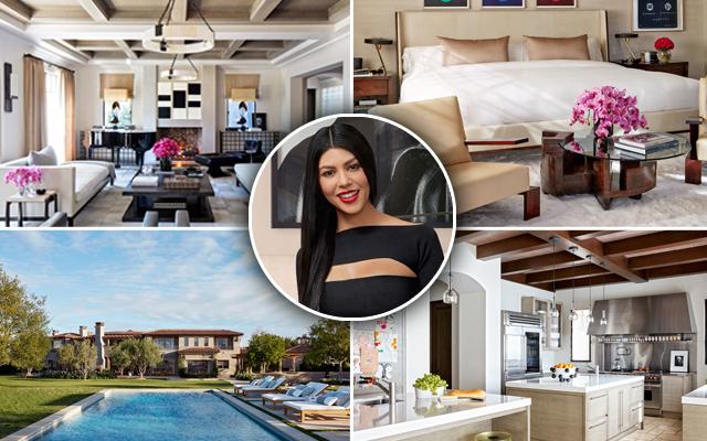 Kourtney Kardashian Home Architectural Digest