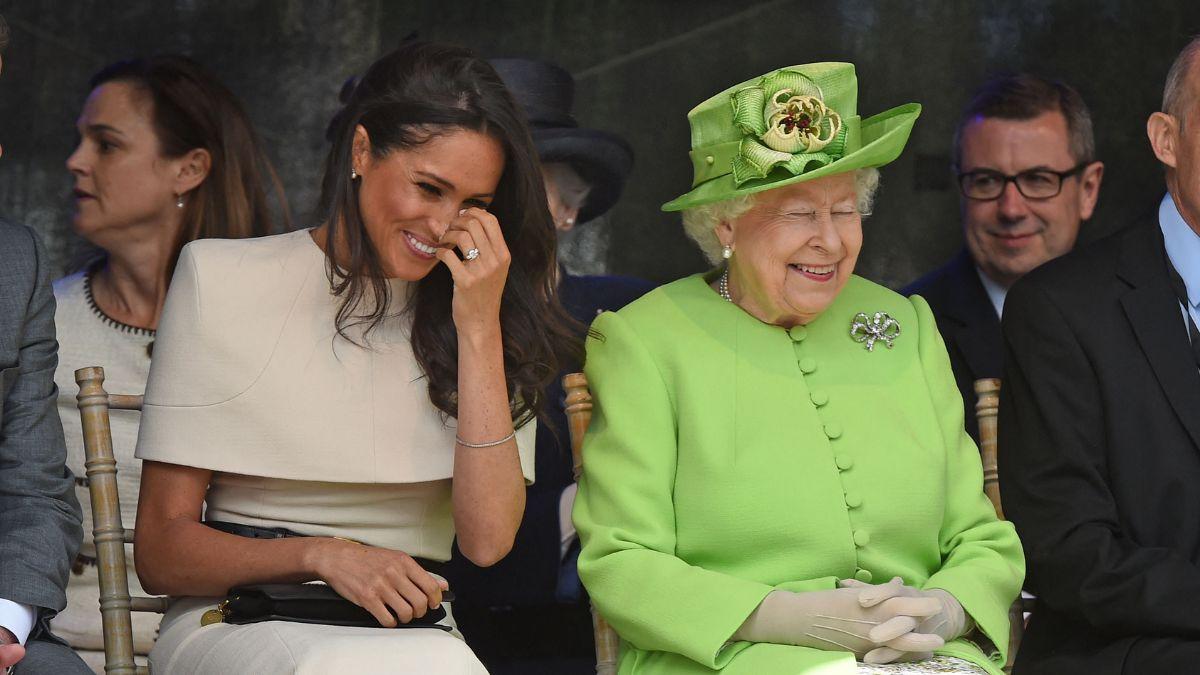 picture of Meghan Markle and Queen Elizabeth