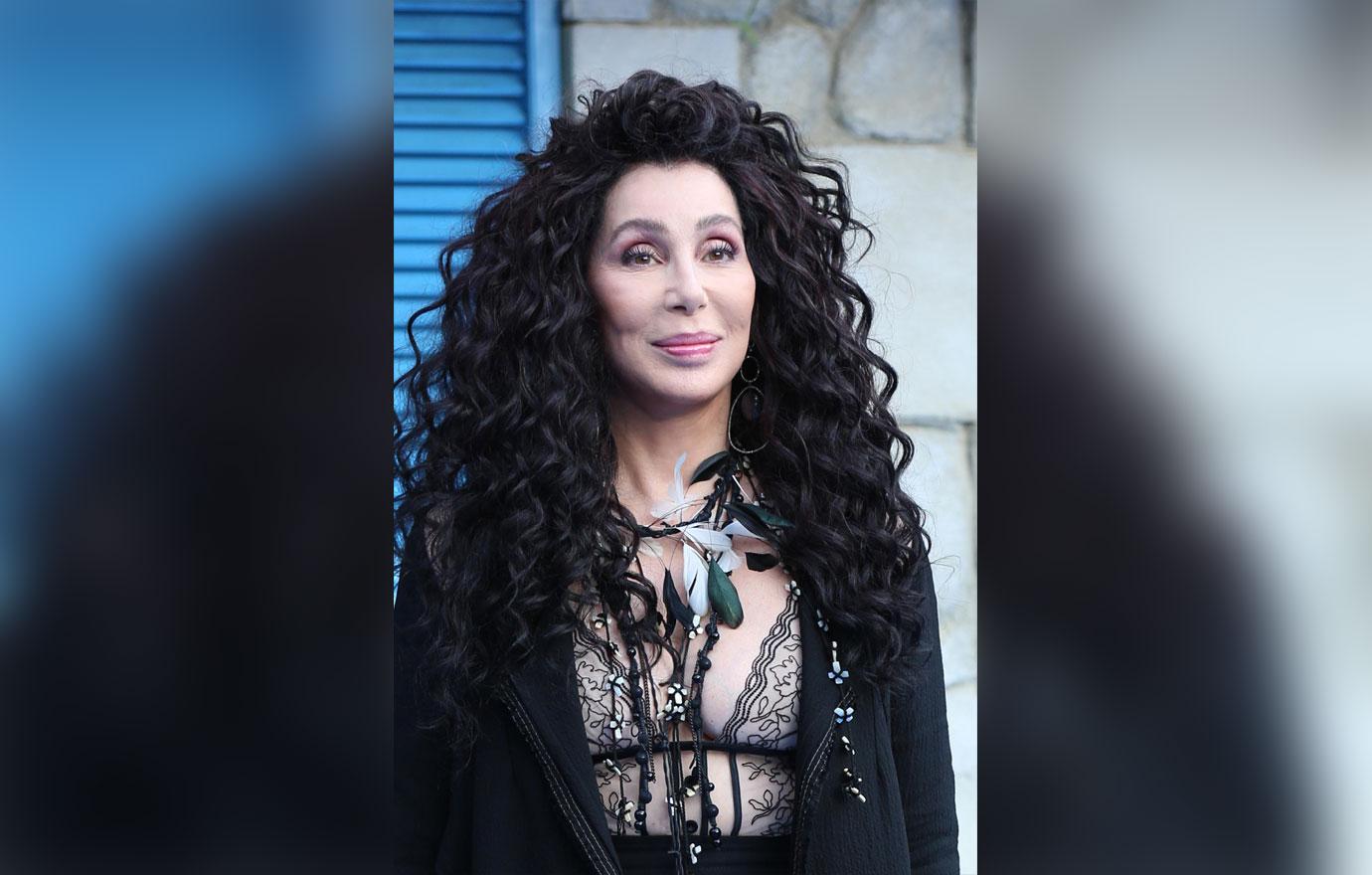 Mamma Mia Premiere Cher Sheer Top