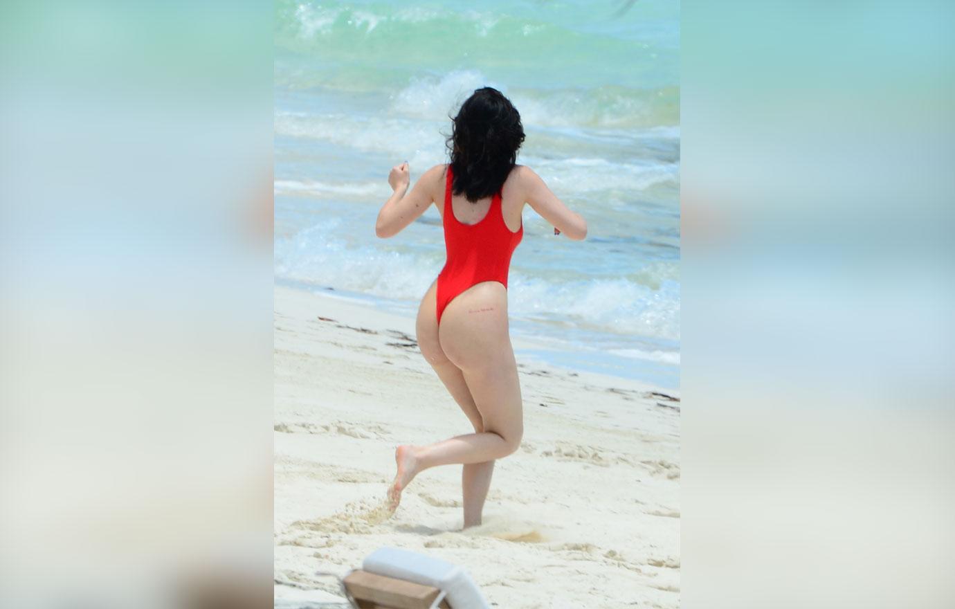 Kylie Jenner Butt Red Scar Plastic Surgery Rumors