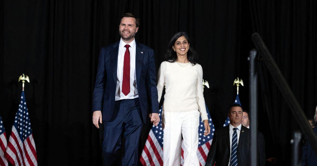 Photo of JD and Usha Vance