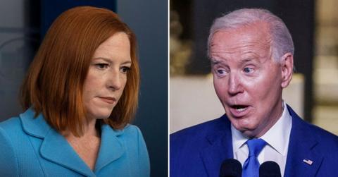 joe biden jen psaki retract book claim check watch ceremony slain troops