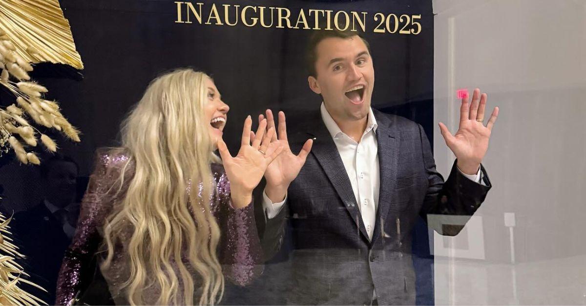 Photo of Charlie and Erika Kirk