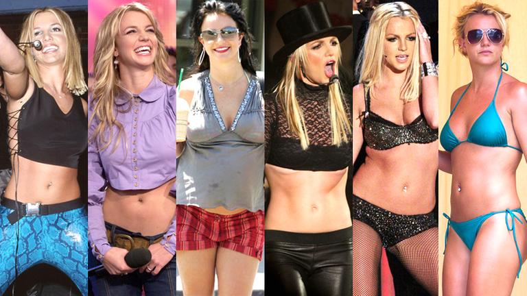 Queen Of The Crop Top Britney Spears Belly Through The Years