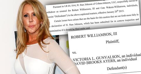 Vicki Gunvalson Vodka Lawyer Quits