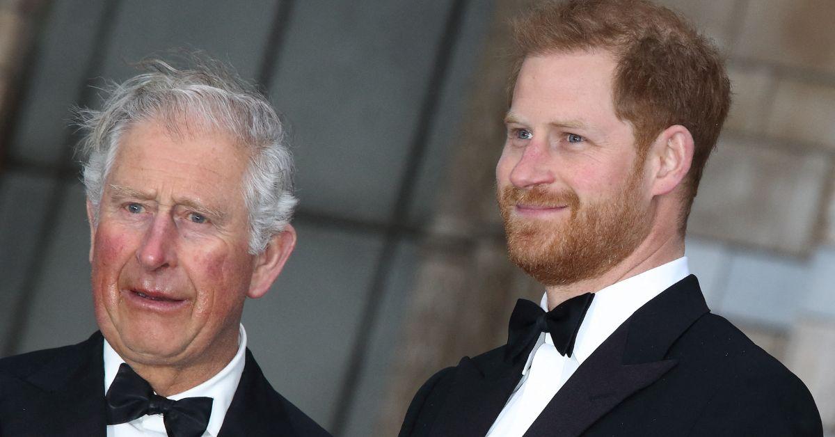 Photo of King Charles and Prince Harry