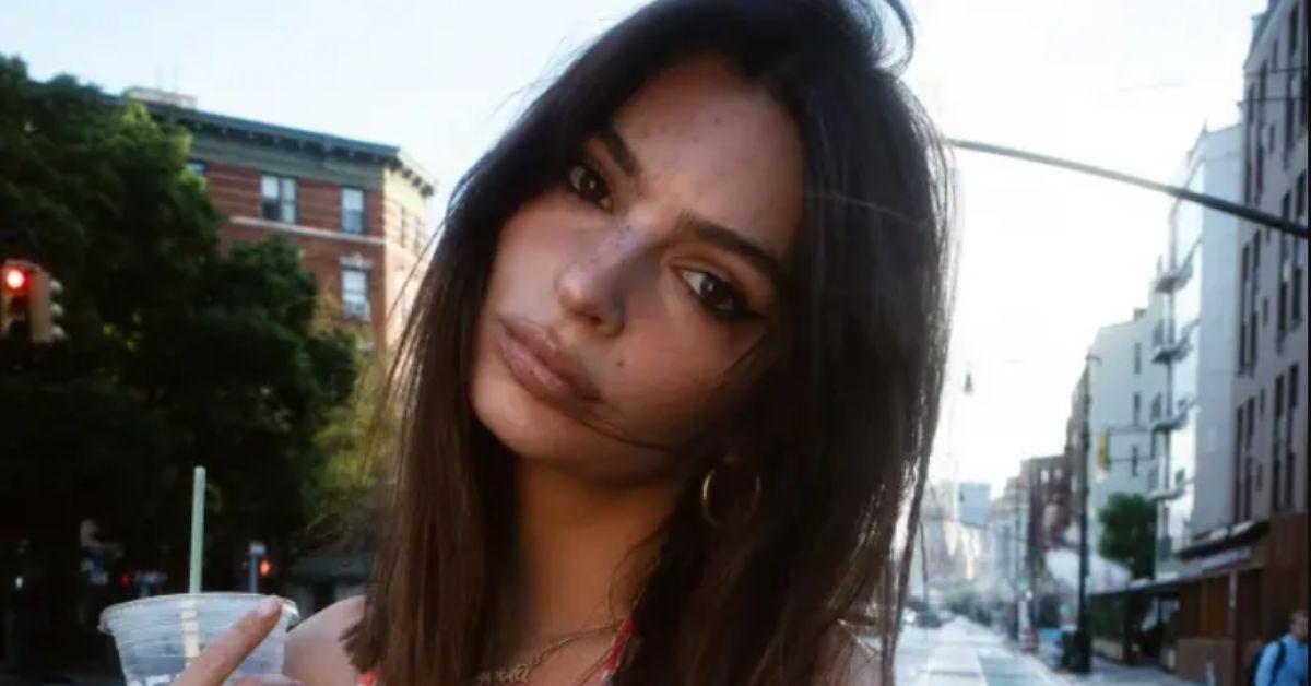 Emily Ratajkowski Flaunts Itsy Bitsy Tiny Bikini In New York City 4249