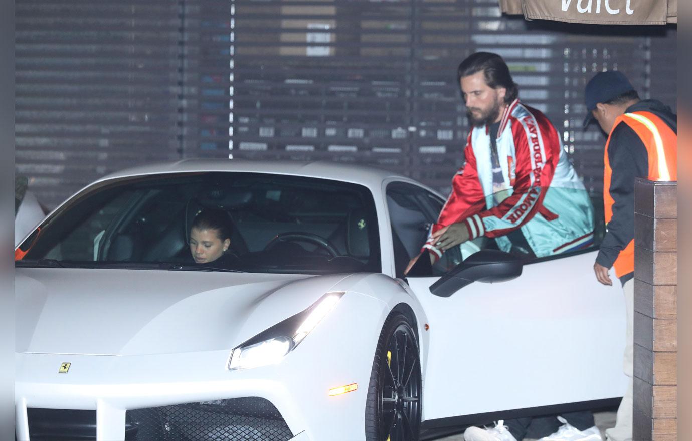 Scott Disick And Sofia Richie Leave Restaurant Date