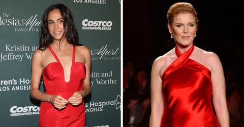 Split photos of Meghan Markle and Sarah Ferguson