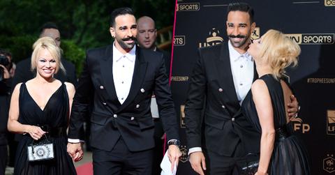 Pamela Anderson & World Cup Soccer Adil Rami Boy Toy Loved Up In France