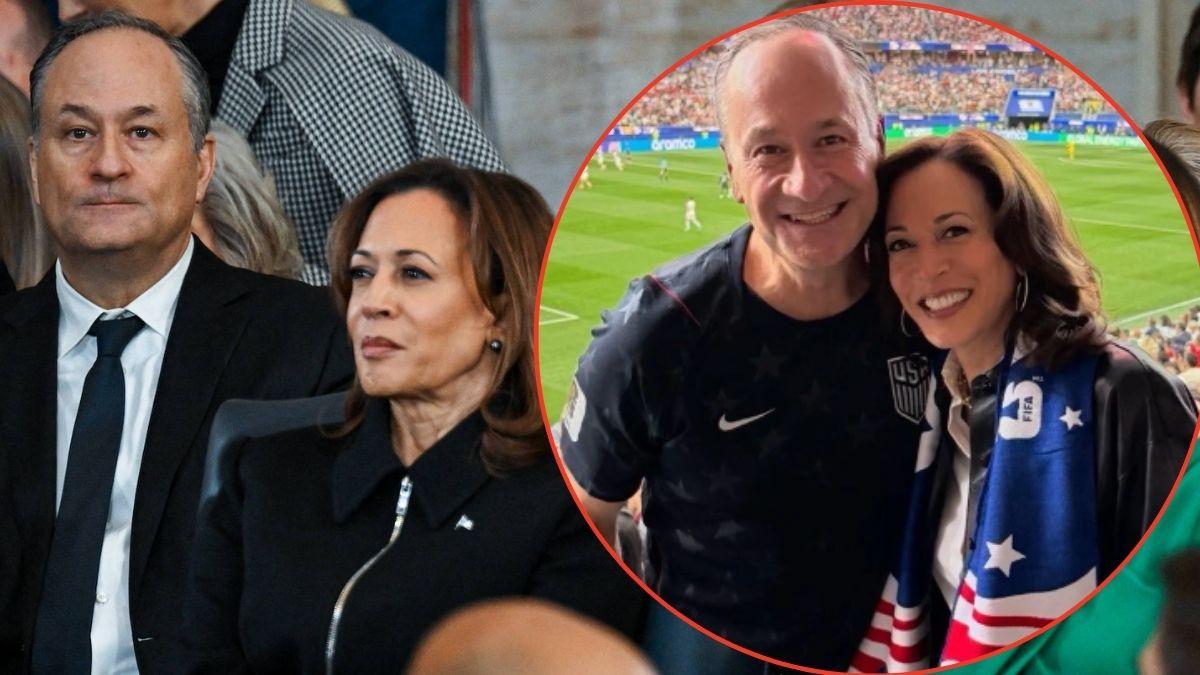 Photo of Doug Emhoff and Kamala Harris