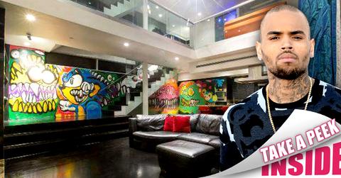 //chris brown hollywood house wide