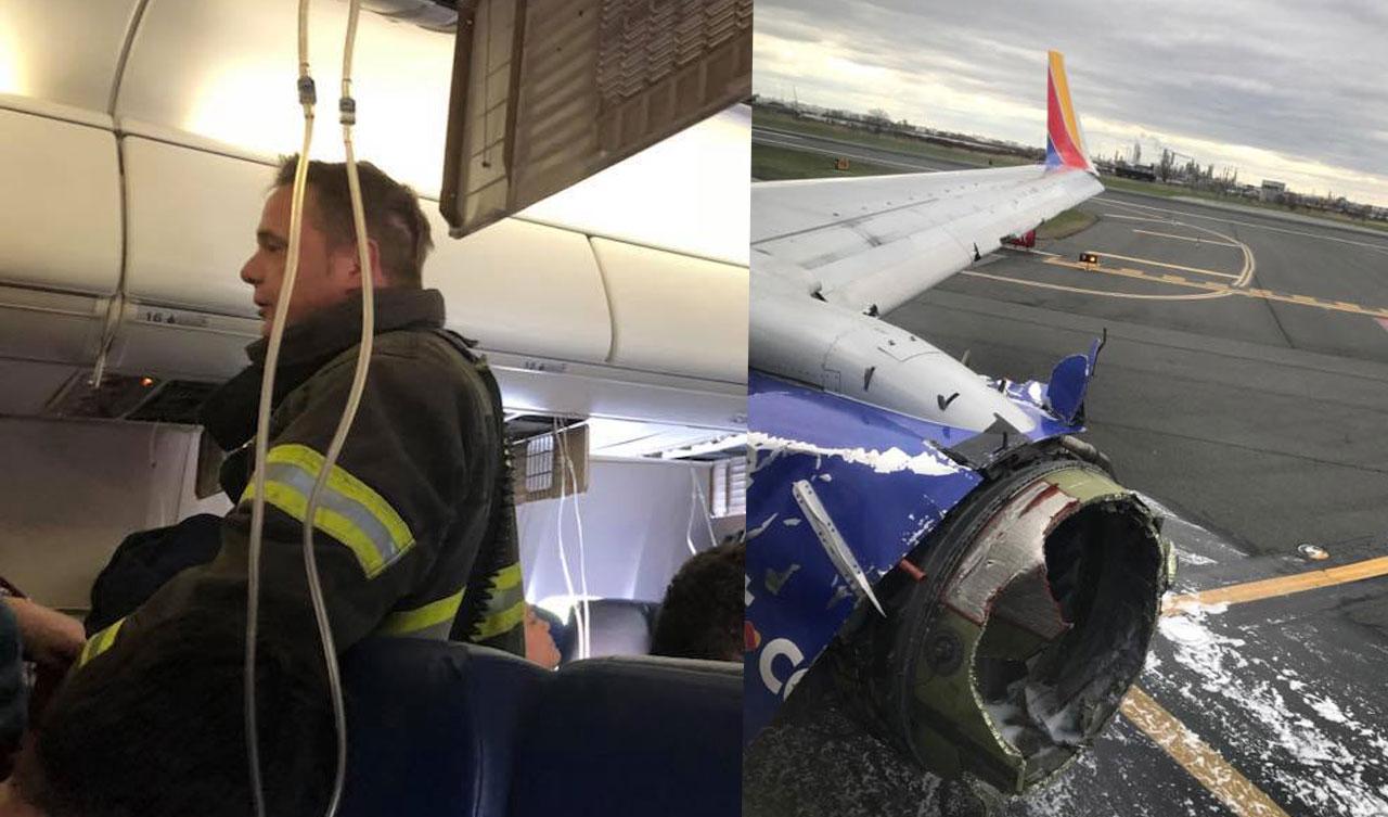 Southwest Plane Engine Explosion Caught On Camera By Passenger