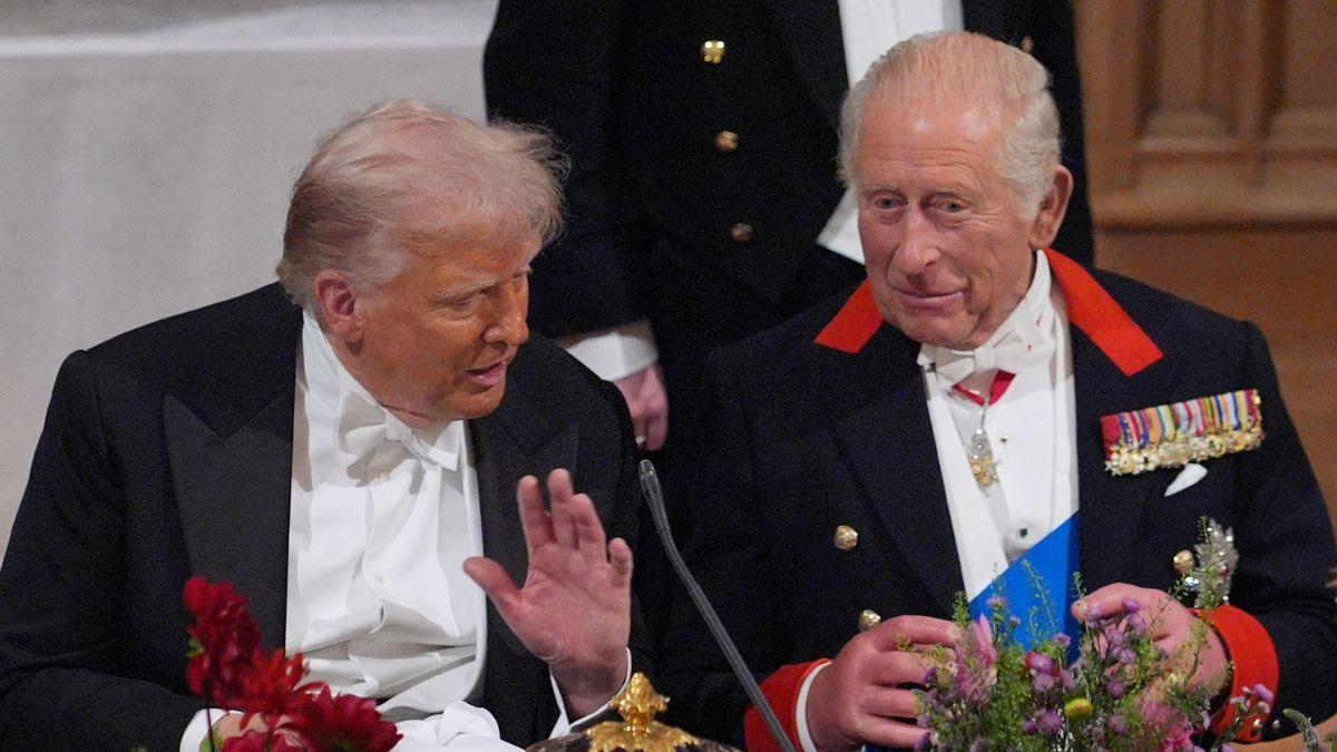 Photo of King Charles and Donald Ttump