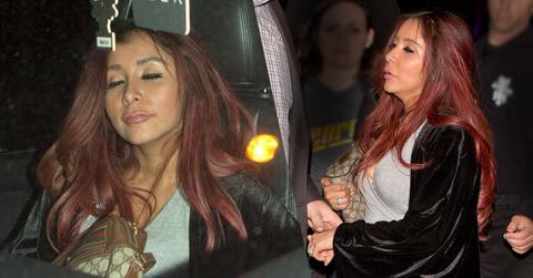 Nicole Snooki Polizzi Drunk Partying Dress