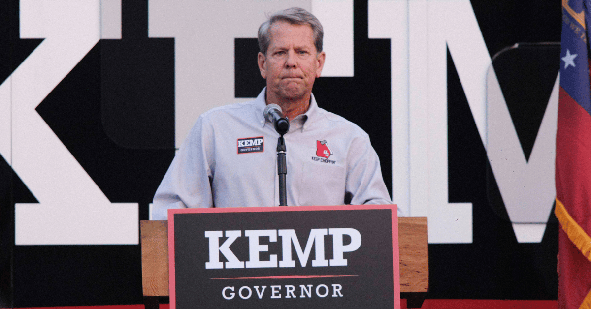 brian kemp slams trump