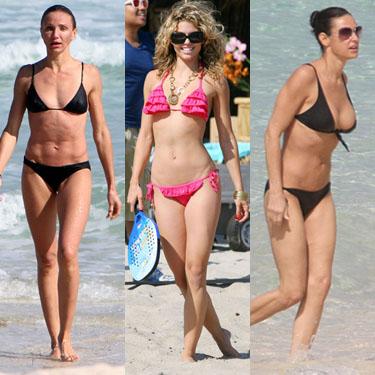 Stars Over 40 In Bikinis: See Celebs Showing Off Abs In Swimsuits