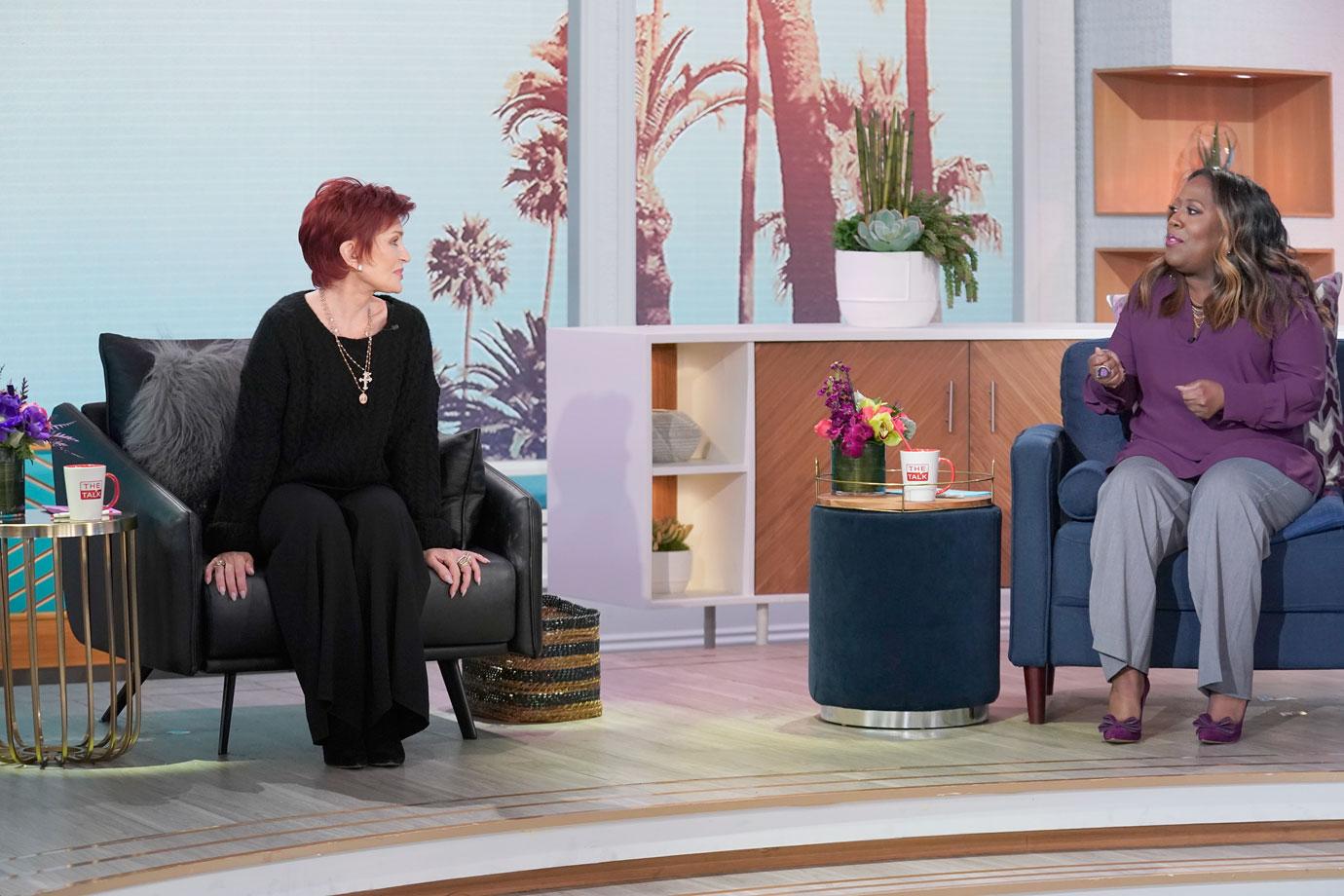 sharon osbourne first photos miserable the talk leaked audio set up sheryl underwood