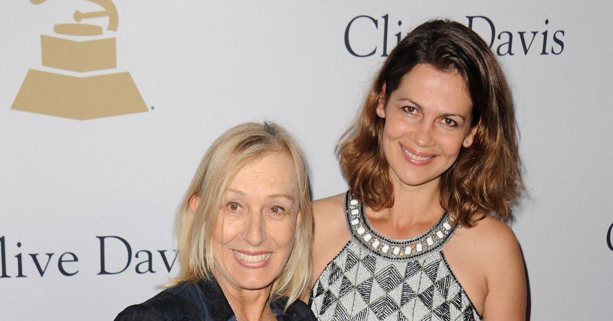 Photo of Martina Navratilova and Julia Lemigova