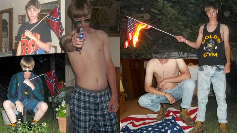 Dylann Roof Anti-American Photos