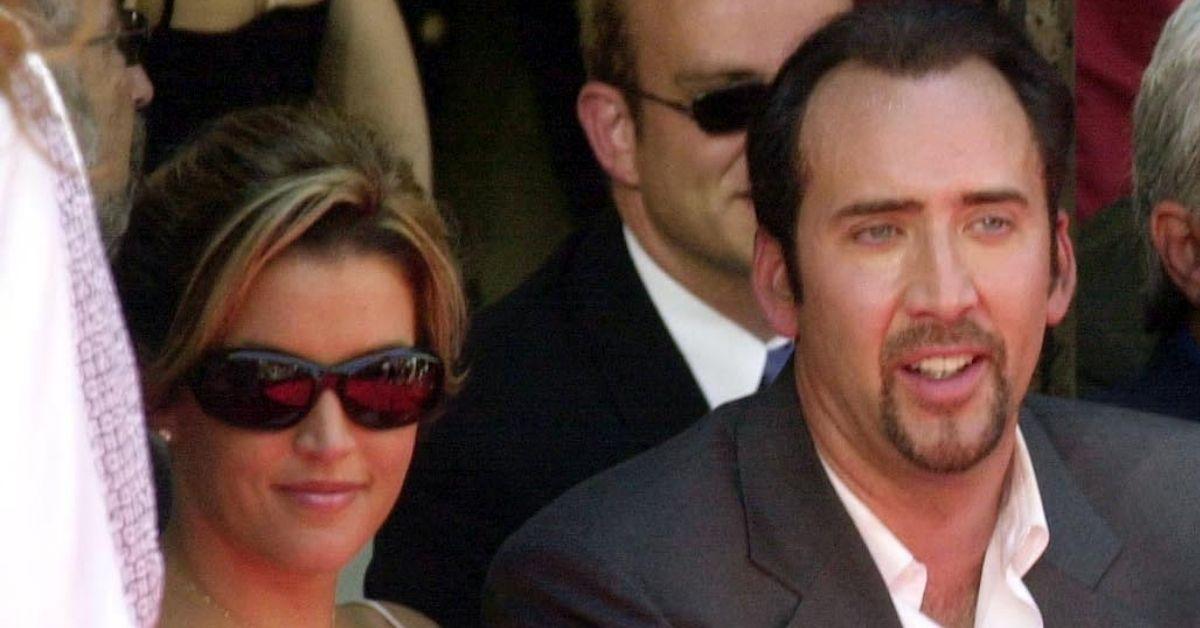 picture of Nicolas Cage and Lisa Marie Presley