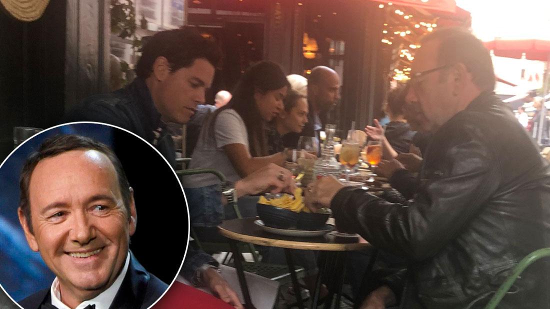 Kevin Spacey Spotted With Much-Younger Man In Paris As Sex Accusations Are Dropped