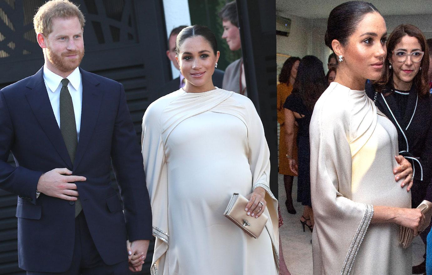 Pregnant Meghan Markle And Harry Tour Morocco