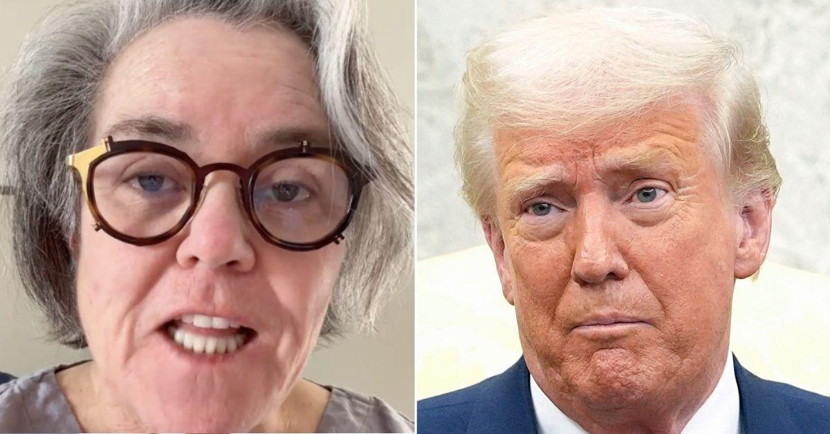 Photo of Rosie O'Donnell and Donald Trump