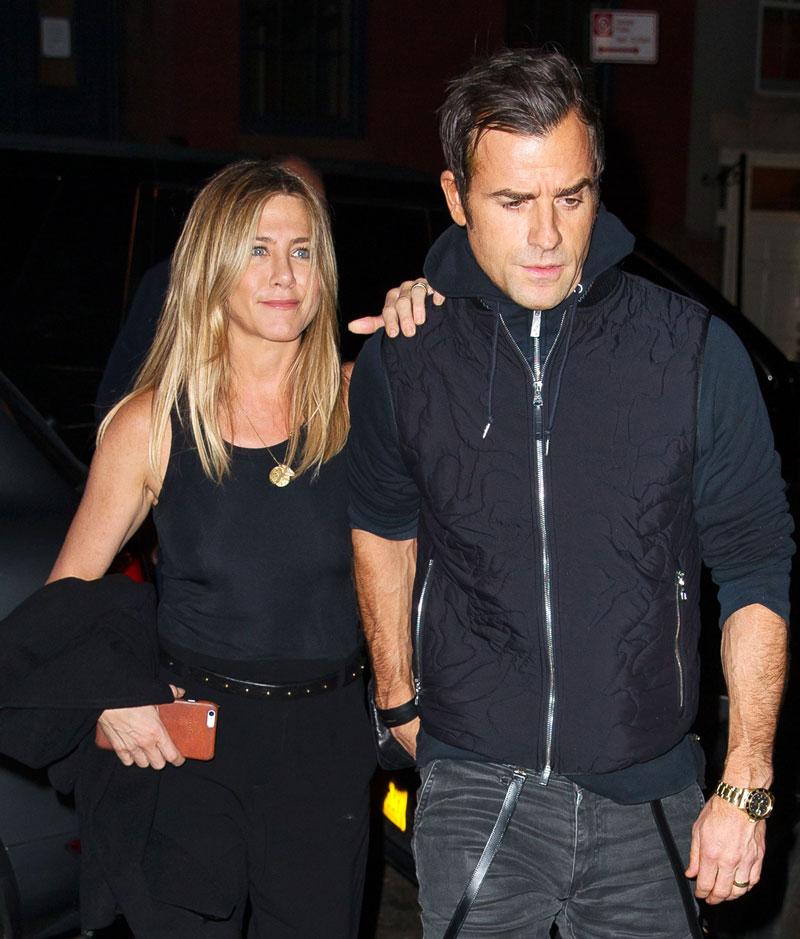 Jennifer Aniston Justin Theroux New York Brad Pitt Angelina Jolie Divorce