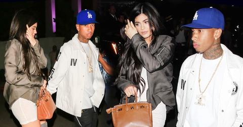 Kylie Jenner & Tyga Together At Kanye's 'Famous' Music Video Premiere