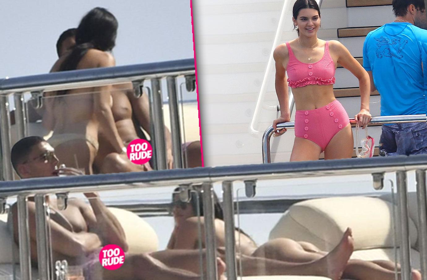 //kourtney kardashian bikini kissing younes bendjima pp