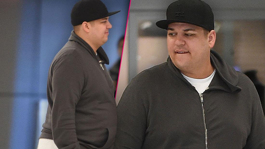 Rob Kardashian Refuses To Be Seen In Public After Weight Gain