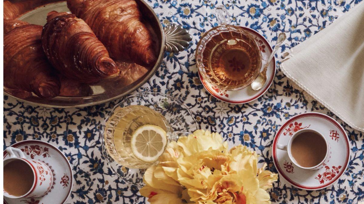 Photo of croissants and coffeee