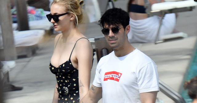 Sophie Turner Shows Swimsuit Body With Fiance Joe Jonas
