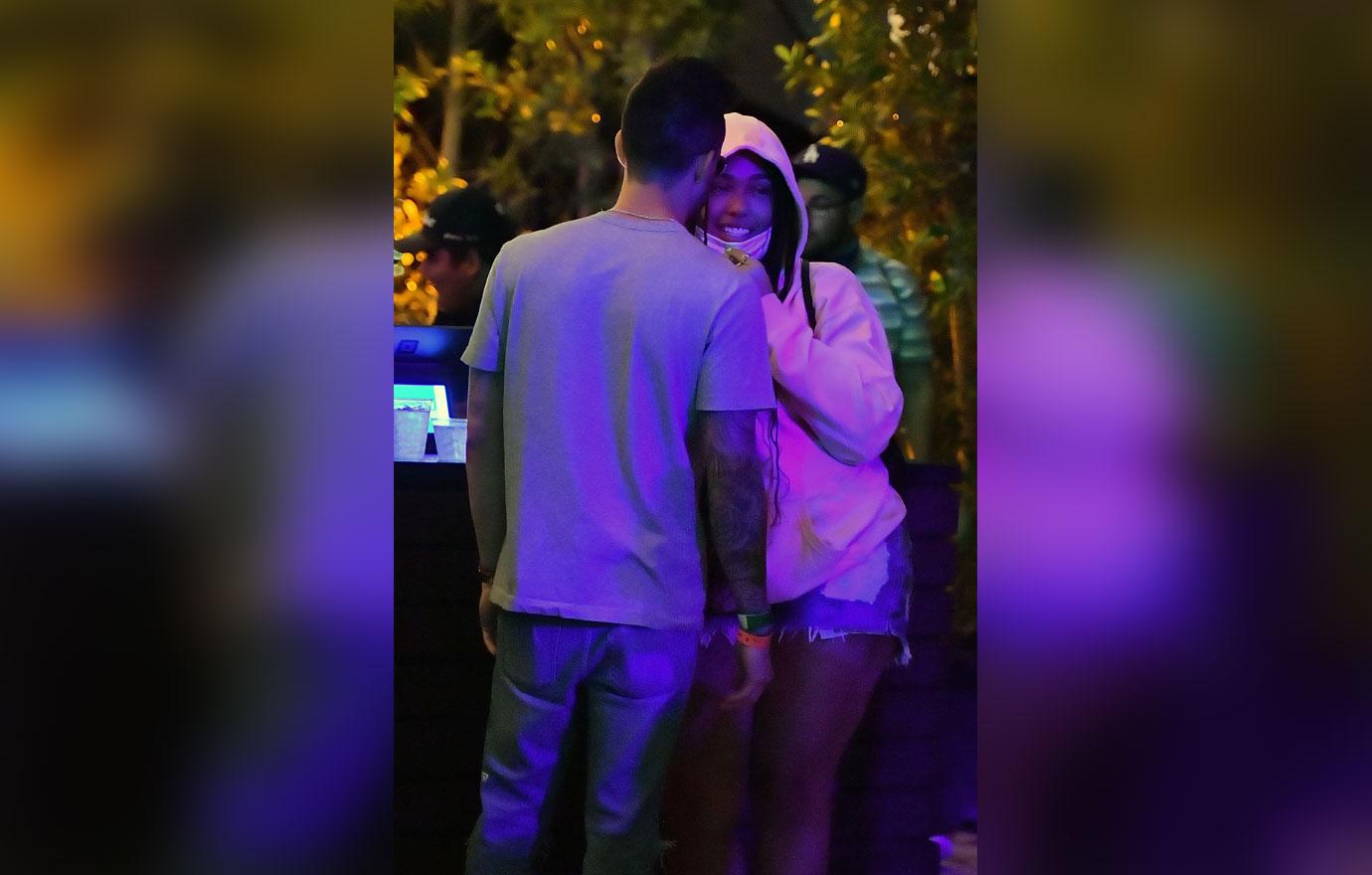 Jordyn Woods Gets Close To Mystery Man Coachella