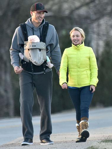 Hayden Panettiere & Wladimir Klitschko Take Baby Kaya On A Family Walk