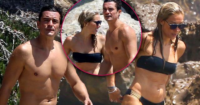 //orlando bloom blonde bikini beach pp